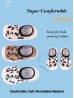 Kids Leopard Anti-Skid Breathable Knitted Slipper Shoes/Socks